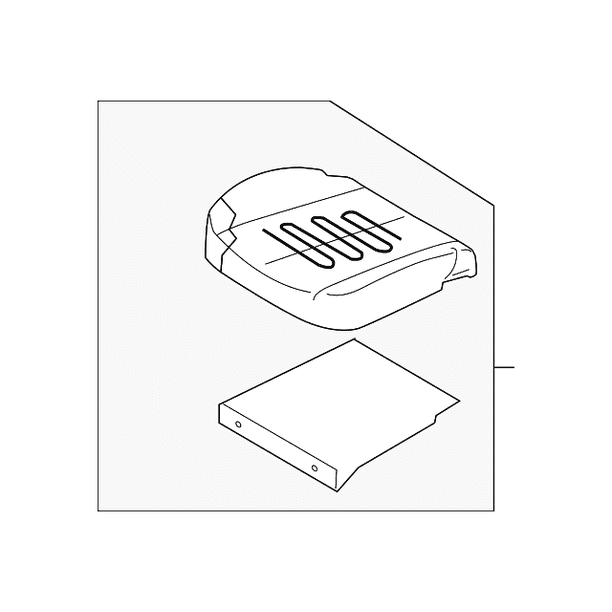 Genuine Hyundai 88100-2L570-JBG Seat Cushion Assembly Front Genuine Hyundai 88100-2L570-JBG Seat Cushion Assembly Front